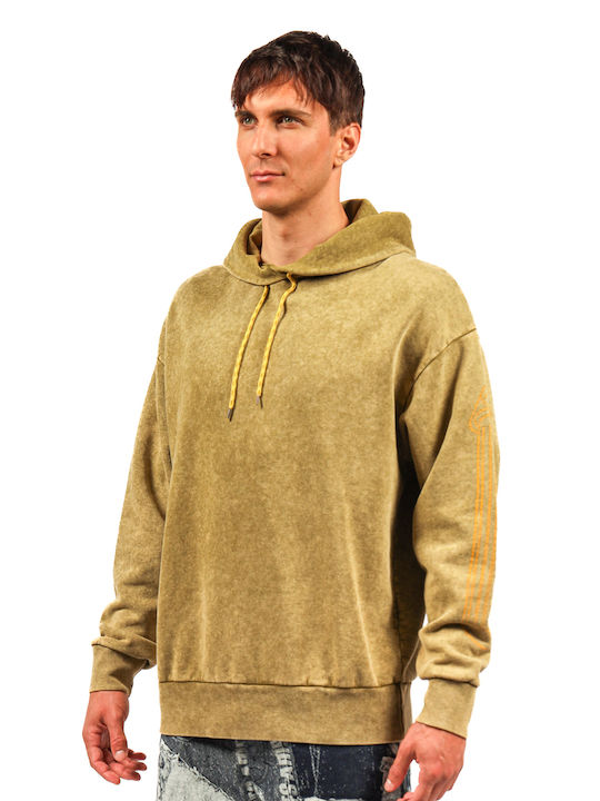 Sweatshirt mit Kapuze Khaki