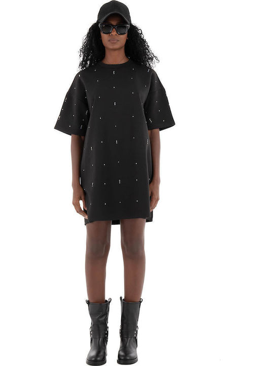 Rochie De Vară Mini De Seară Neagră