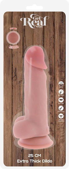 Ρεαλιστικό Dildo με Βεντούζα Flesh