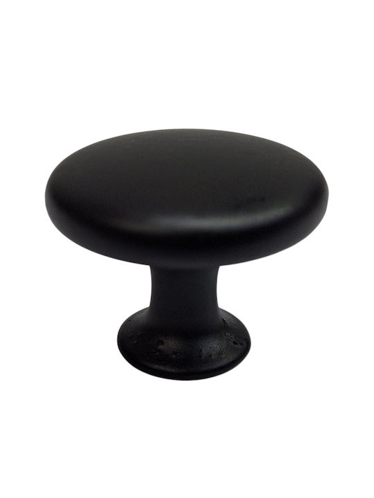 Knob Furniture made of Metallic & Zamak Black matte 30mm (Center Distance 30mm) 4102-001-BRZ1 1pcs