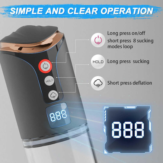 Automatic Pump 8 Suction Modes Counting Mode