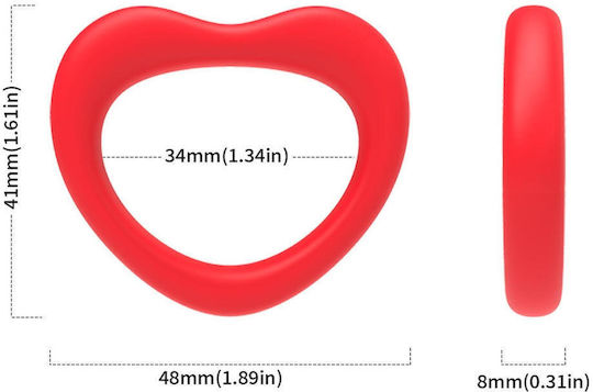 Δαχτυλίδια Στύσης με Analplug Red