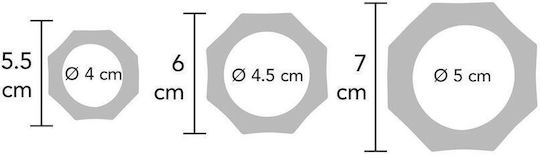 Heavy C-ring Set Black
