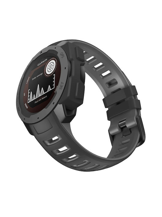 Two-Tone Silicone Strap Garmin Instinct – Gray-Black