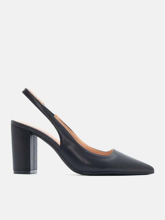 Pumps mit Riemchen Schwarz