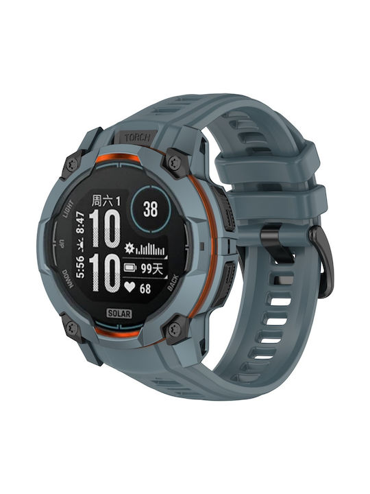 Силиконова Каишка Garmin Instinct 3 45mm Син