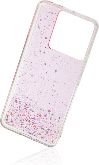 Naxius Glitter Pink Silicone Case for Xiaomi Redmi Note 13 Pro 5G Poco X6 5G