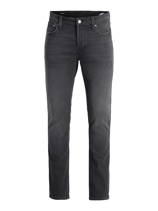 Jack & Jones Ανδρικό Παντελόνι Τζιν Regular Fit Straight Black