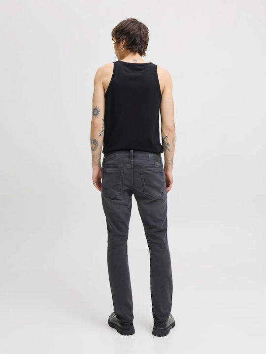 Ανδρικό Παντελόνι Τζιν με Regular Straight Εφαρμογή Black