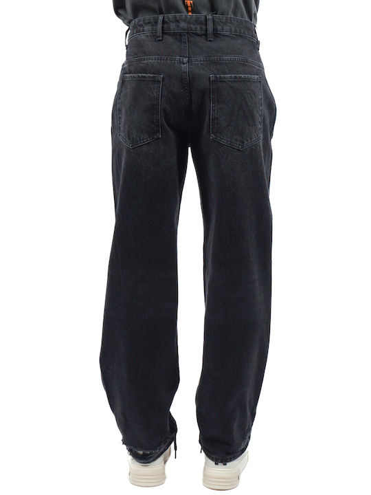 Men's Jeans Pants with Loose Baggy Fit Black