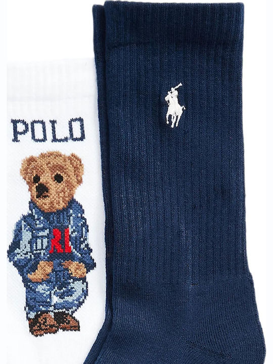 Ralph Lauren Дамски Чорапи с Дизайн Многоцветни 3Пакет