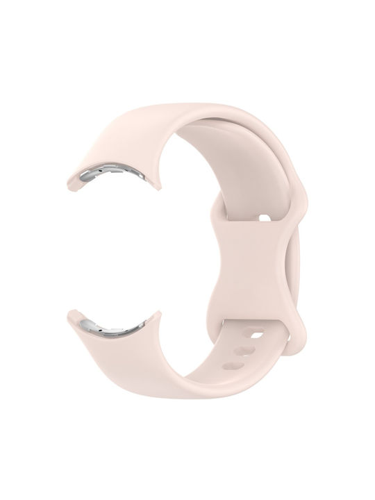 Silikon Tragbares Band Google Pixel Watch 3 45mm Rosa