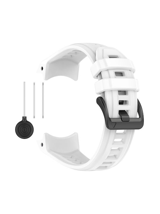 Curea din Silicon Garmin Instinct 3 45mm Alb