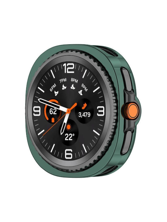 Galaxy Silikonhülle in Grün Farbe für Samsung Galaxy Watch8 Classic 46mm