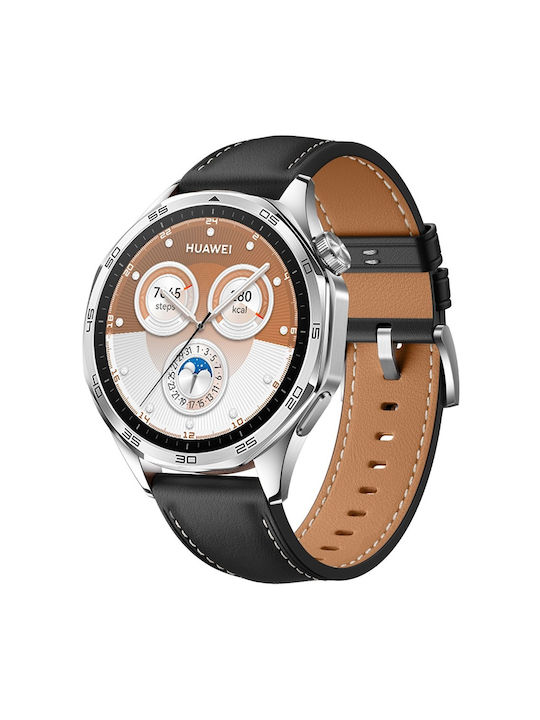 Leather Universal Strap 22 Mm Black