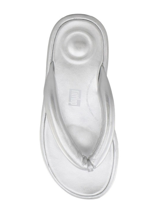Iqushion Women's Flip Flops Silver