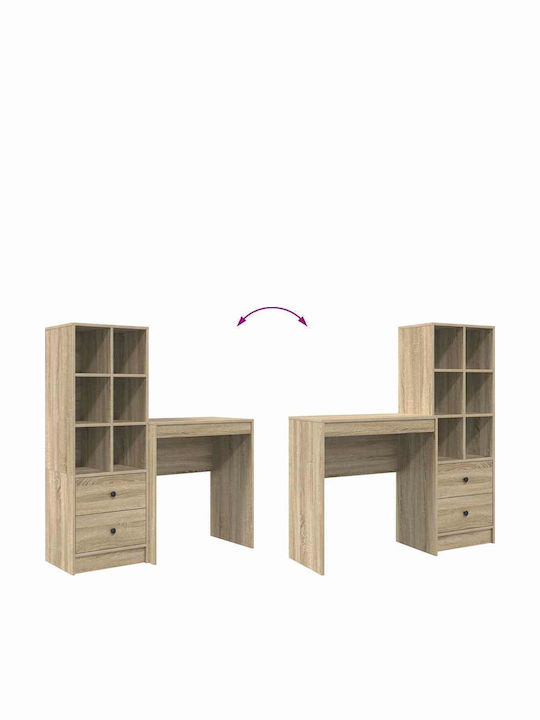 Γραφείο Ξύλινο Sonoma Oak 70x40x76εκ.