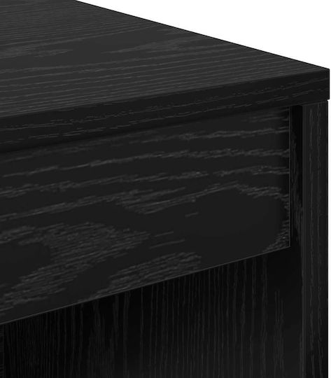 Desk Wooden Black Oak 70x40x76cm