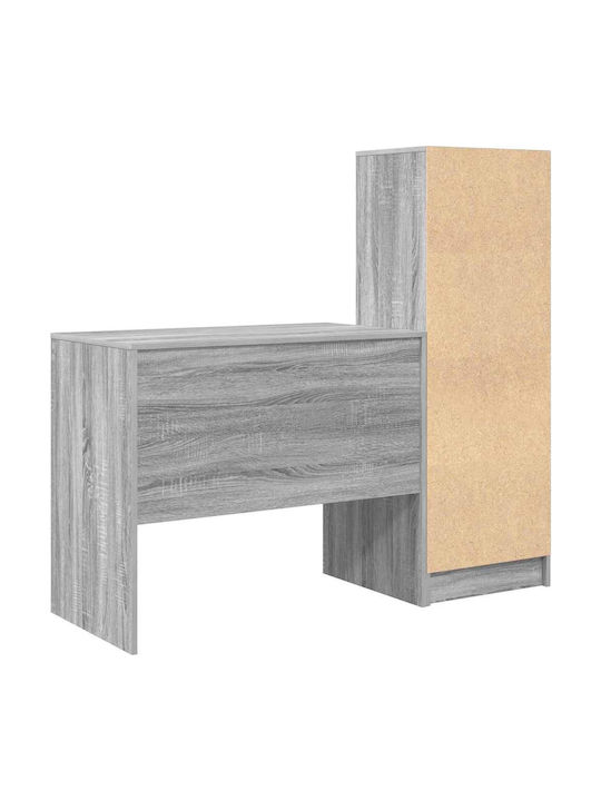Desk Wooden Grey Sonoma 90x50x76cm