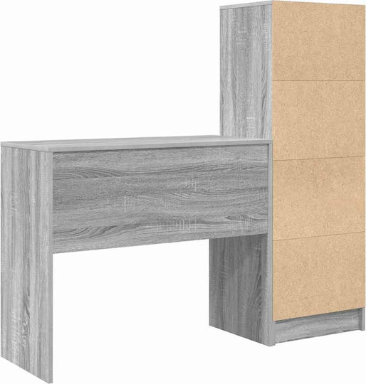 Schreibtisch Holz Grey Sonoma 90x40x76cm