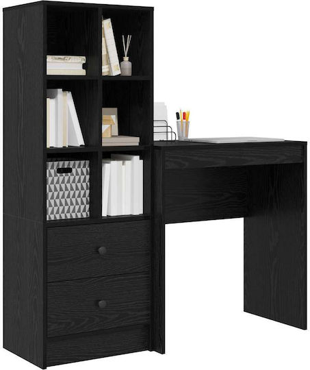 Desk Wooden Black Oak 70x40x76cm