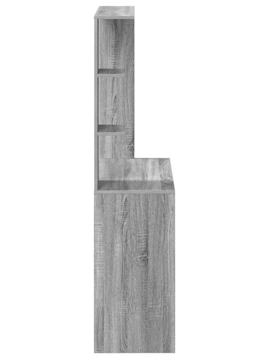 Computer Büro Holz Gray Sonoma 78.5x37x154.5cm