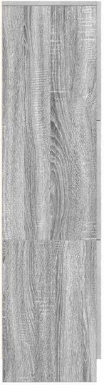 Μπουφές Ξύλινος Γκρι Sonoma 31.5x32x124cm