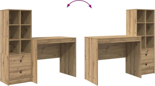 Бюро Дървено Artisan Дъб 90x50x76см