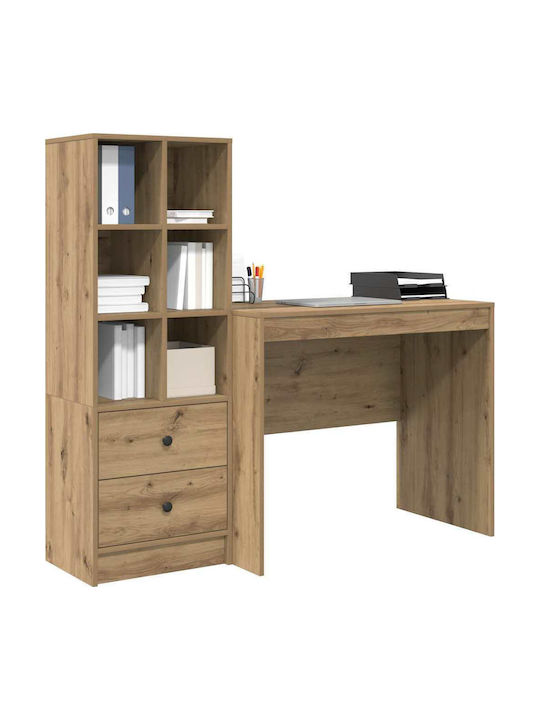 Γραφείο Ξύλινο Artisan Oak 90x50x76εκ.