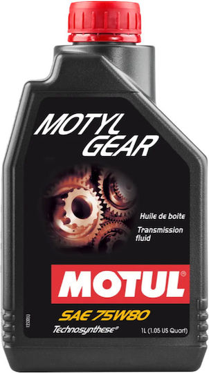 Motul Motyl Gear Βαλβολίνη Αυτοκινήτου για Χειροκίνητο Κιβώτιο Ταχυτήτων & Διαφορικό 75W-80 1lt