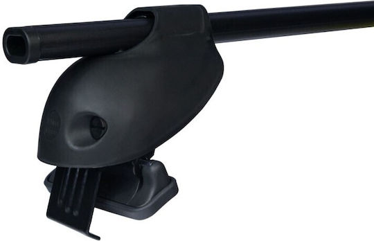 Cam Car Roof Bars Metallic Logico 110cm for Opel Signum 5D Set with Roof Rack Legs Black