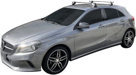 Cam Μπάρες Οροφής Μεταλλικές Logico 110εκ. για Opel Agila 4D (Σετ με πόδια) Μαύρες