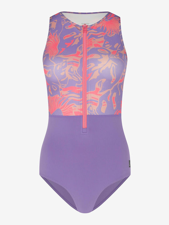 Sportlicher Badeanzug Purple