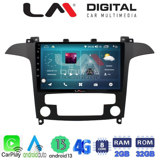LM Digital Sistem Audio Auto pentru Ford Concentrare / Mondeo / Galaxie / S-Max 2006 > 2015 (Bluetooth/USB/WiFi/GPS/Apple-Carplay/Android-Auto)