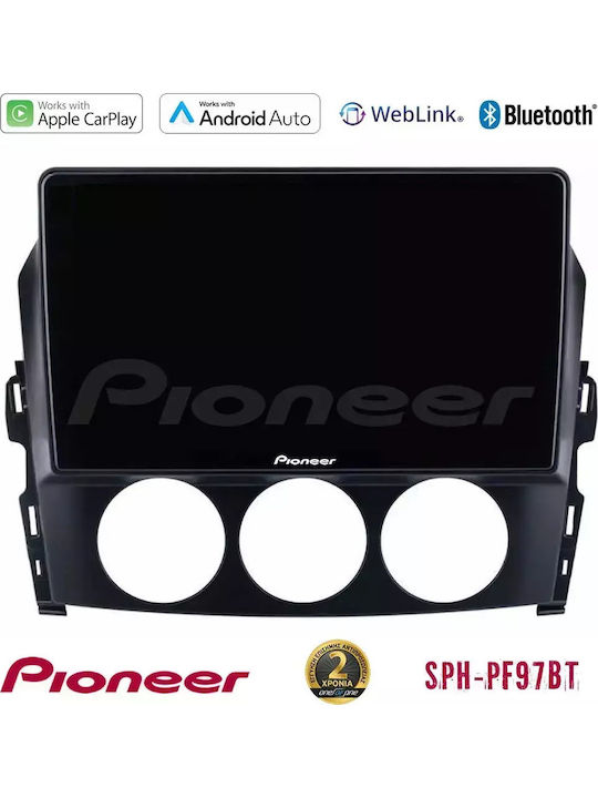 Pioneer Car Audio System for Mazda MX-5 2006-2008 (Bluetooth/USB/WiFi/GPS/Apple-Carplay/Android-Auto) with Touch Screen 9"