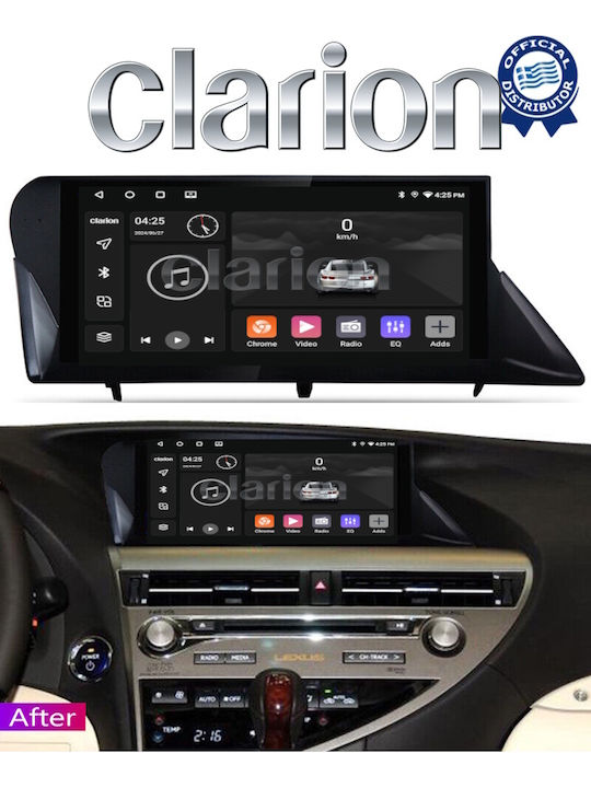 Clarion Sistem Audio Auto pentru Lexus RX 2009 > 2014 (Bluetooth/USB/WiFi/GPS/Apple-Carplay/Android-Auto)