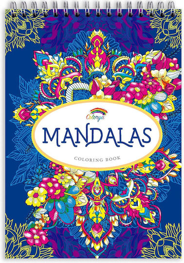 Mandalas Coloring Book Colorya A4 21x29.7 Cm