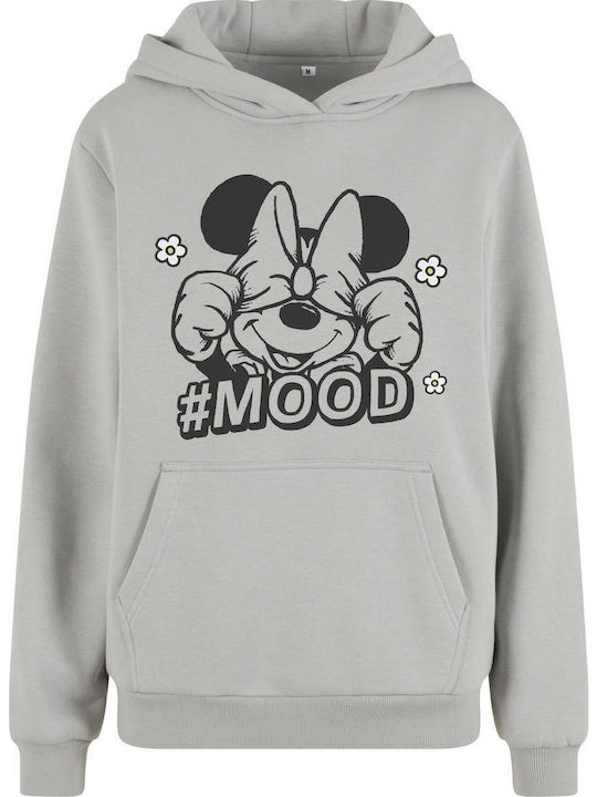 Damen Sweatshirt Kapuzen Lightasphalt