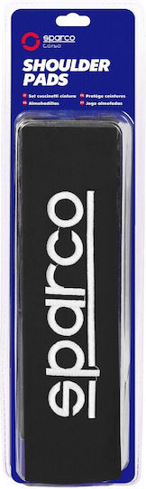 Sparco Μαξιλαράκια Ζώνης Αυτοκινήτου Μαύρα 2τμχ