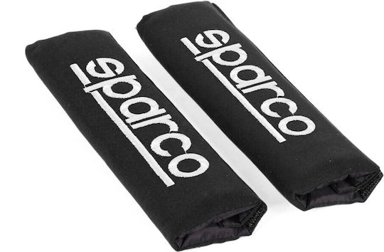 Sparco Μαξιλαράκια Ζώνης Αυτοκινήτου Μαύρα 2τμχ