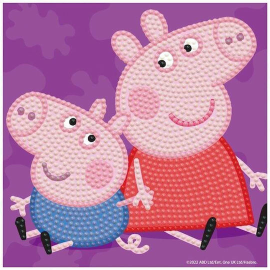 Creative Kit Diamond Dotz Peppa Pig Diy Pictures Bracelets Stickers Children's Diamond Painting