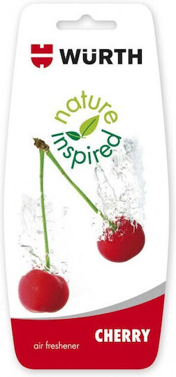 Wurth Car Air Freshener Tab Pendand Nature Inspired Cherry