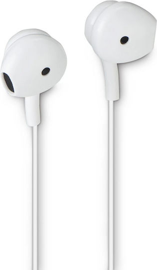 HAMA Ocean Ii În ureche Handsfree cu două căști cu mufă 3.5mm Alb