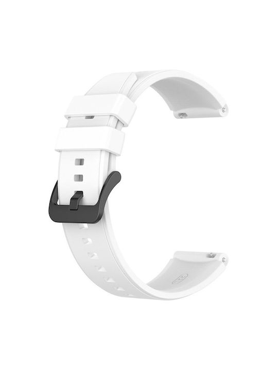 Twill Rubber Curea Silicon Alb (Galaxy Watch (46mm) / Gear S3 - Galaxy Watch (46mm) / Gear S3Huawei Watch 3 / Huawei Watch GT 2 Pro) Twill Rubber Curea Silicon Alb (Galaxy Watch (46mm) / Gear S3 - Galaxy Watch (46mm) / Gear S3Huawei Watch 3 / Huawei Watch GT 2 Pro)