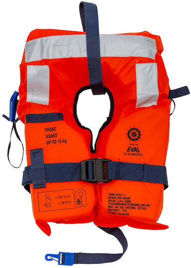 Eval Kids Inflatable Life Waist Belt Solas 74 with Buoyancy 70N & Weight: <15kg