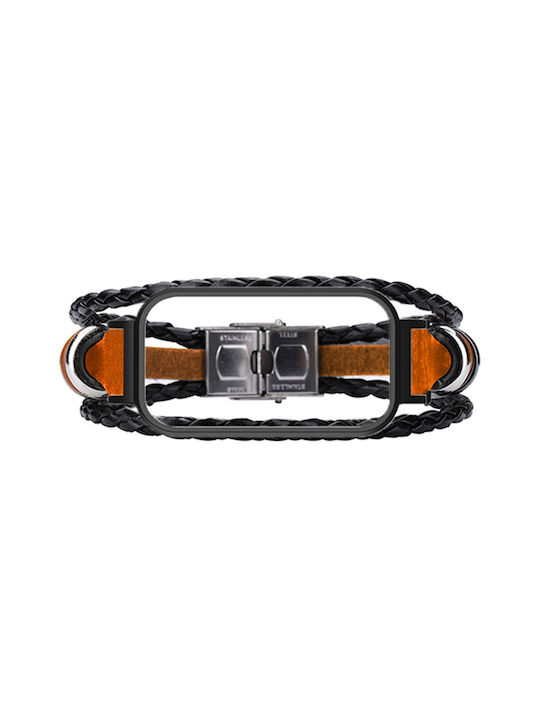 Leder Tragbare Bänder Xiaomi Smart Band 9 Active Xiaomi Redmi Band 3 Braune