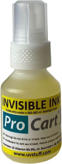 Invisible Uv Yellow Ink Security Marking Universal 50 Ml Bottle