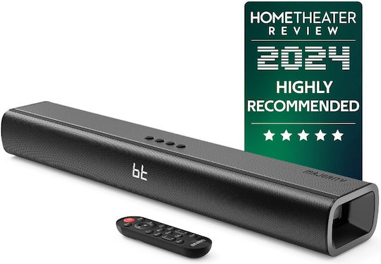 Majority Naga 60 Soundbar 2.1 Bluetooth και HDMI 120W με Τηλεχειριστήριο Μαύρο