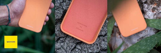 Spacecase Back Cover Σιλικόνης Πορτοκαλί (Galaxy S22 5G)