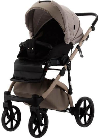 Adamex Nola Natura Adjustable 2 in 1 Baby Stroller Suitable for Newborn Cappuccino 14.2kg
